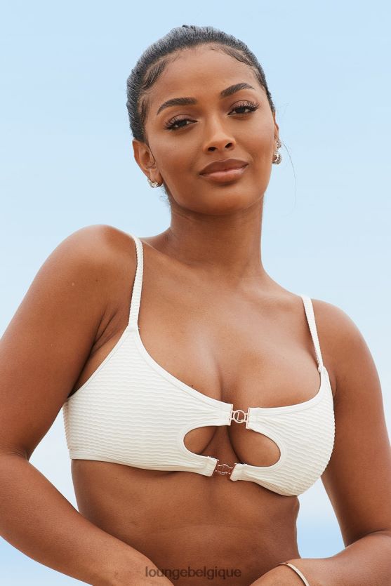 être Lounge femmes haut de bikini texturé cali crème Z66B8F984 maillots de bain