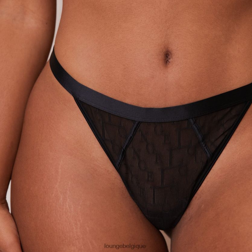 être Lounge femmes string chic noir Z66B8F302 sous-vêtement