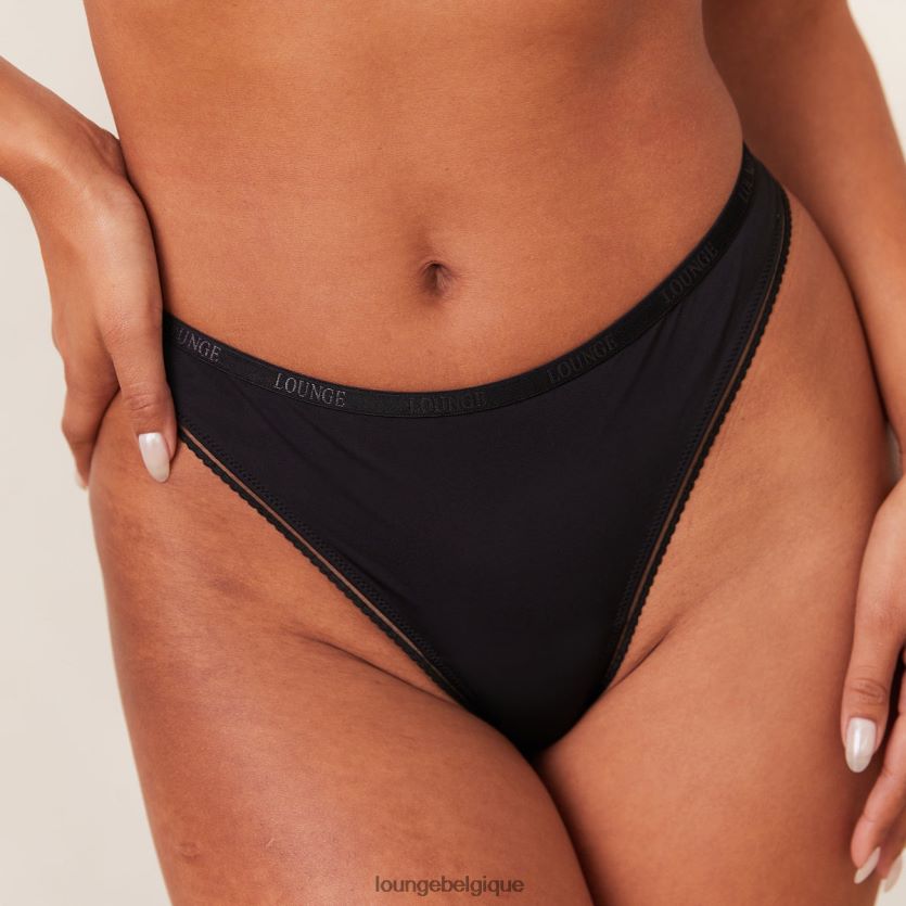être Lounge femmes string confort noir Z66B8F448 sous-vêtement