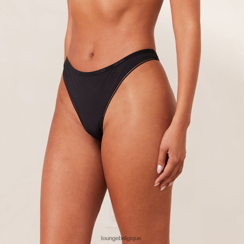 être Lounge femmes string confort noir Z66B8F448 sous-vêtement
