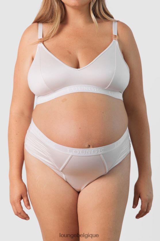 être Lounge femmes ensemble soutien-gorge et string/culotte d'allaitement Nurture crème Z66B8F234 sous-vêtement
