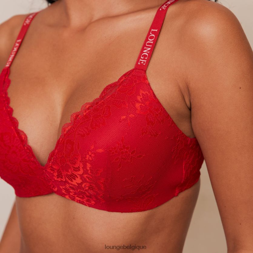 être Lounge femmes ensemble soutien-gorge et string magique en dentelle bordeaux Z66B8F198 sous-vêtement