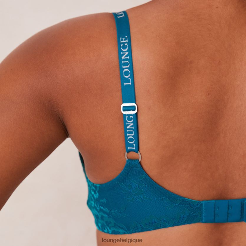 être Lounge femmes ensemble soutien-gorge et string magique en dentelle turquoise Z66B8F210 sous-vêtement