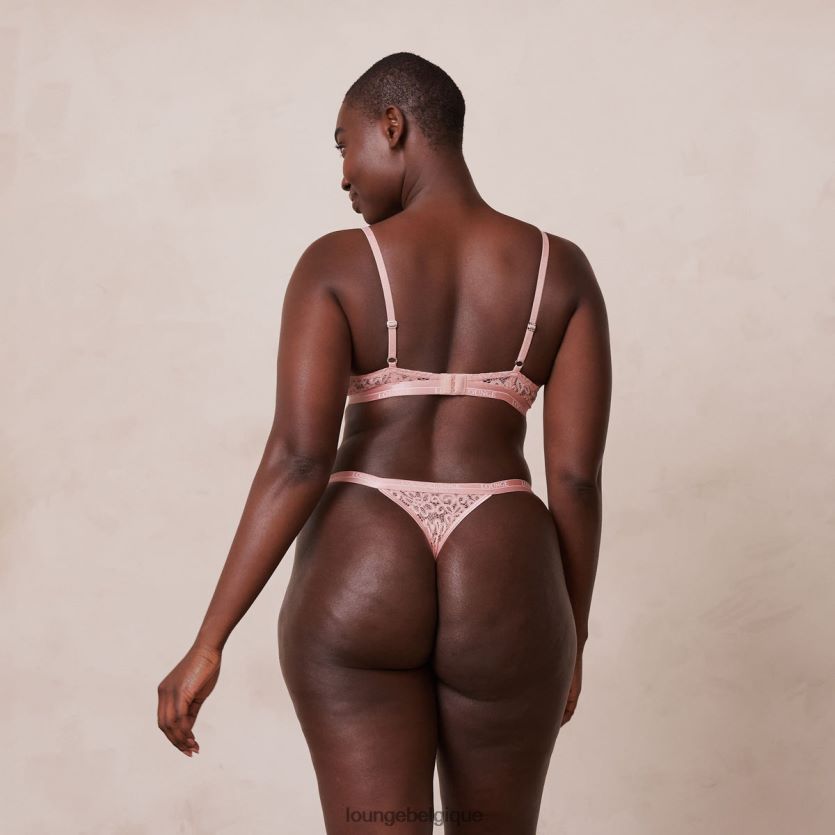 être Lounge femmes ensemble soutien-gorge et string balconnet rose Z66B8F78 sous-vêtement