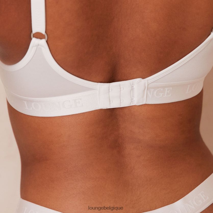 être Lounge femmes ensemble soutien-gorge et string/culottes élégants et attentifs blanc Z66B8F105 sous-vêtement
