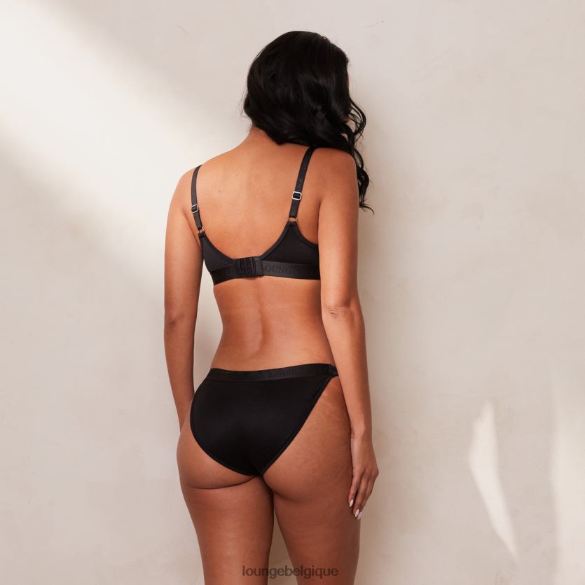 être Lounge femmes ensemble soutien-gorge et string/culottes élégants et attentifs noir Z66B8F43 sous-vêtement