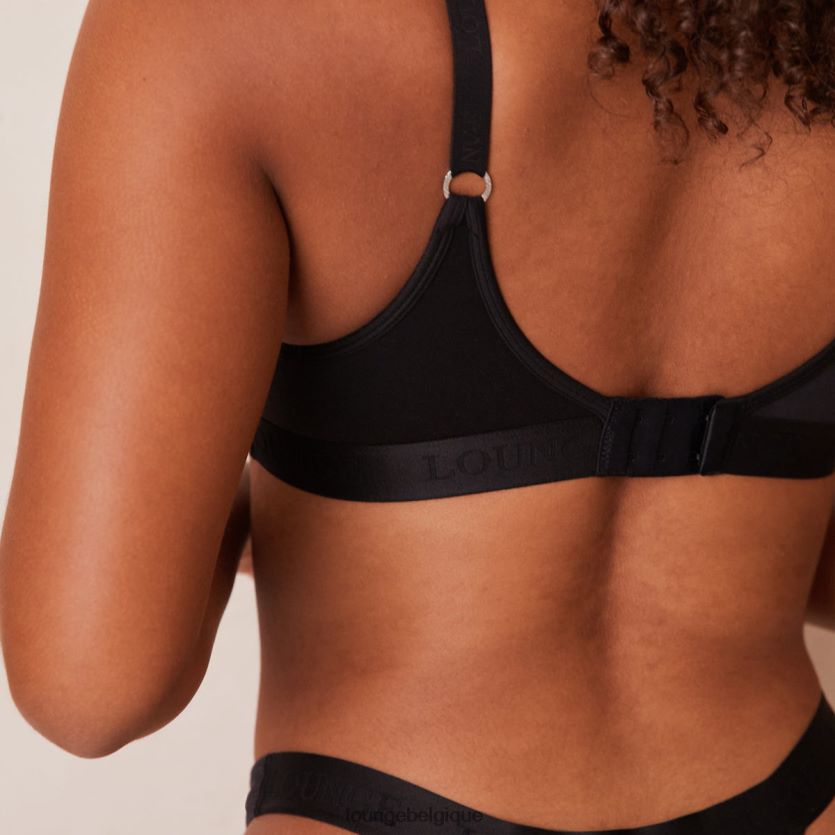 être Lounge femmes ensemble soutien-gorge et string/culottes élégants et attentifs noir Z66B8F43 sous-vêtement