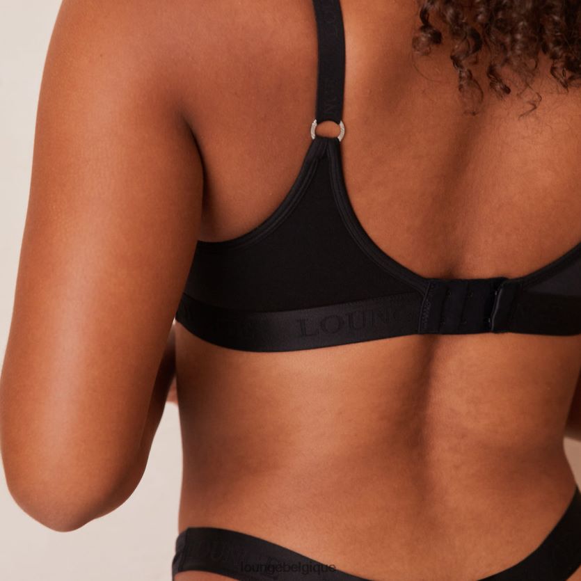 être Lounge femmes ensemble soutien-gorge et string/culottes élégants et attentifs noir Z66B8F43 sous-vêtement