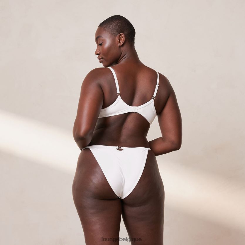 être Lounge femmes ensemble soutien-gorge t-shirt push-up sculpt et string/culotte blanc Z66B8F111 sous-vêtement