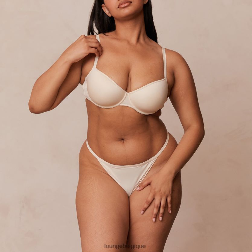 être Lounge femmes votre ensemble t-shirt soutien-gorge et string/culotte de tous les jours latté Z66B8F130 sous-vêtement