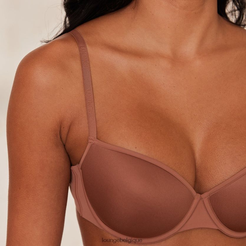 être Lounge femmes votre ensemble t-shirt soutien-gorge et string/culotte de tous les jours moka Z66B8F118 sous-vêtement