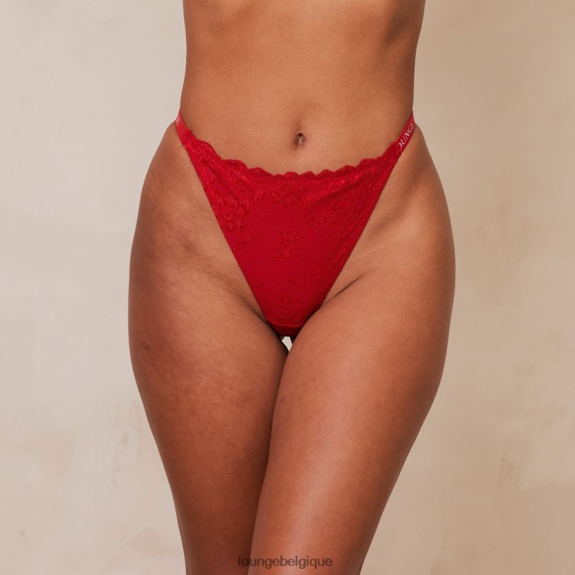 être Lounge femmes string magique en dentelle bordeaux Z66B8F379 sous-vêtement