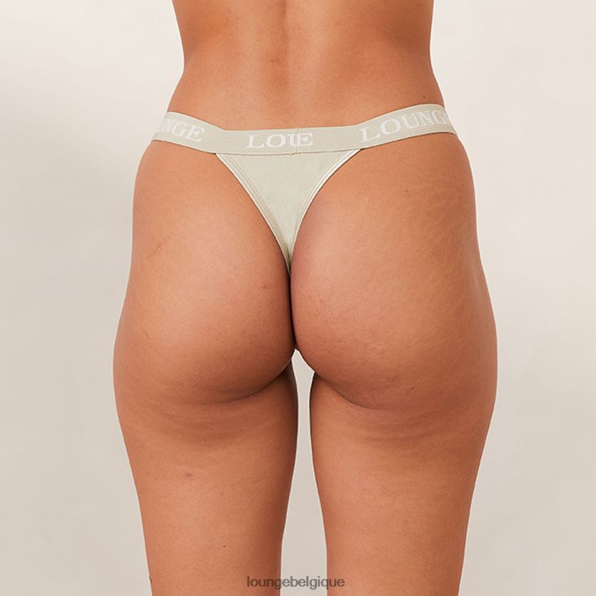 être Lounge femmes string triangle en bambou olive Z66B8F421 sous-vêtement