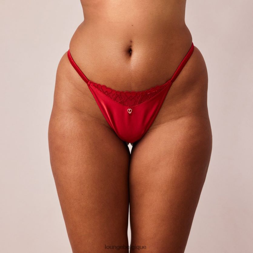 être Lounge femmes admirer le string bordeaux Z66B8F491 sous-vêtement