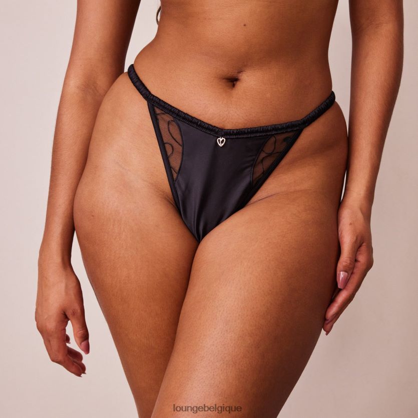 être Lounge femmes chérir le string noir Z66B8F513 sous-vêtement