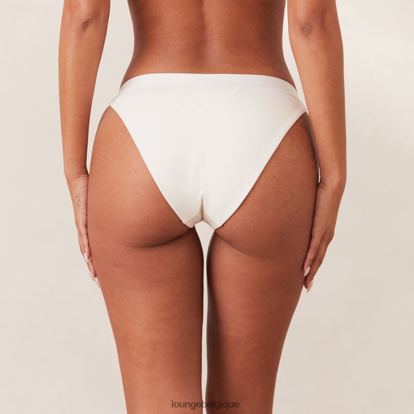 être Lounge femmes culotte côtelée Mindful blanc Z66B8F455 sous-vêtement