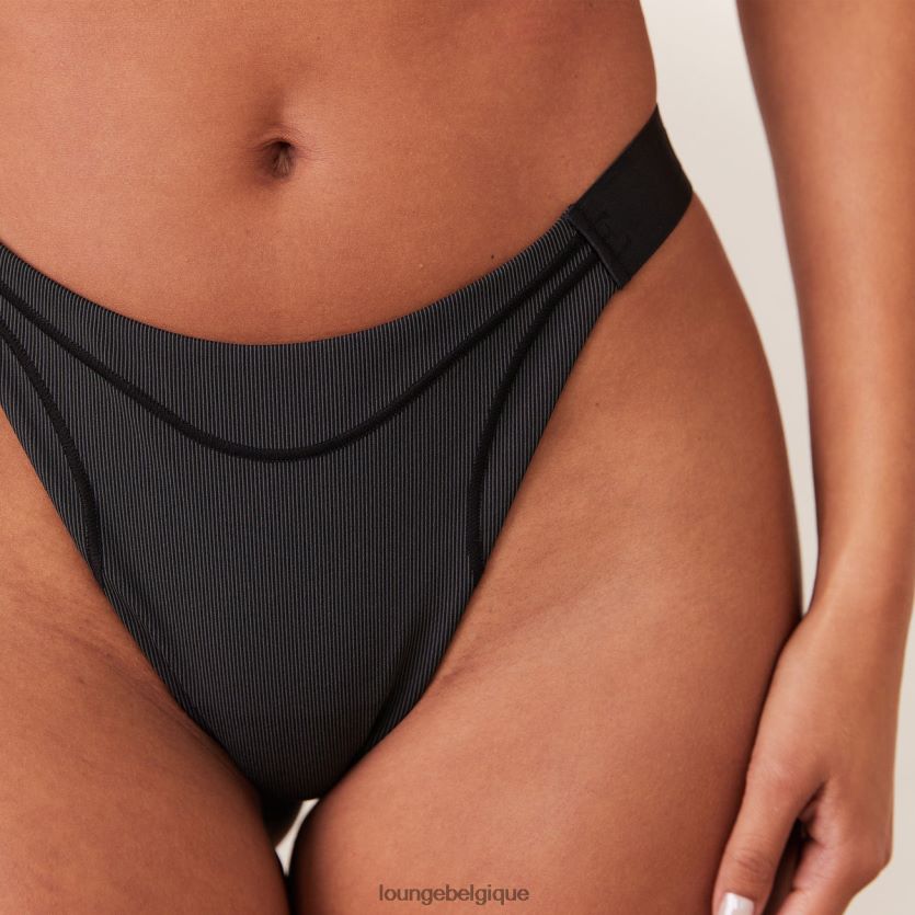 être Lounge femmes culotte côtelée Mindful noir Z66B8F454 sous-vêtement