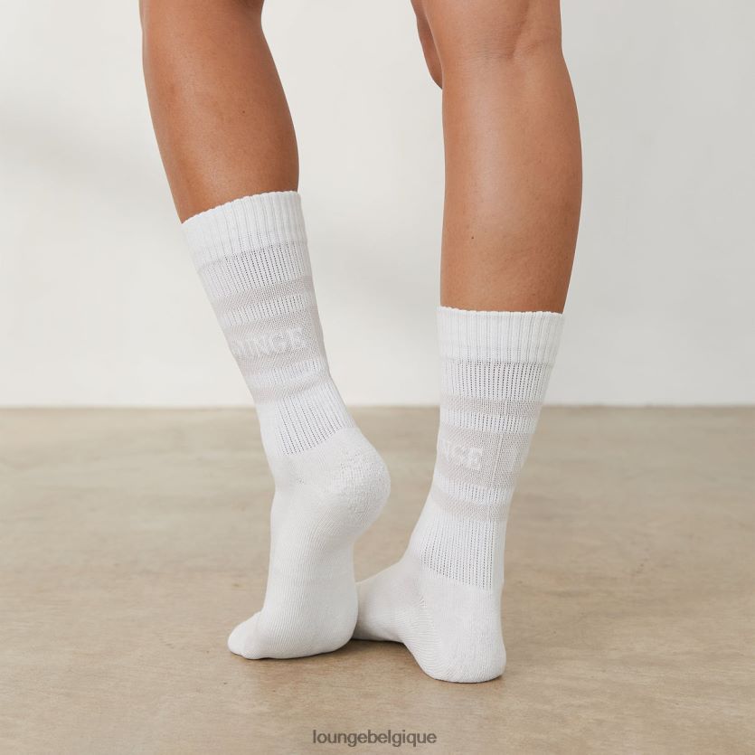 être Lounge femmes chaussettes essentielles (paquet de deux) crème Z66B8F934 vêtements