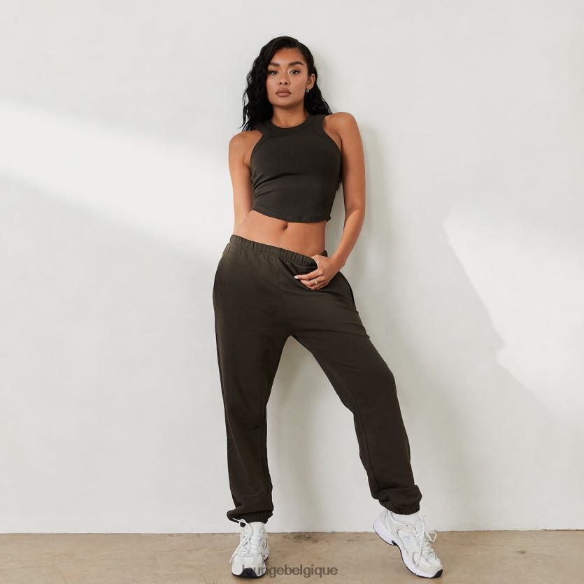 être Lounge femmes haut côtelé à dos nageur x Jess Hunt noir lavé Z66B8F803 vêtements