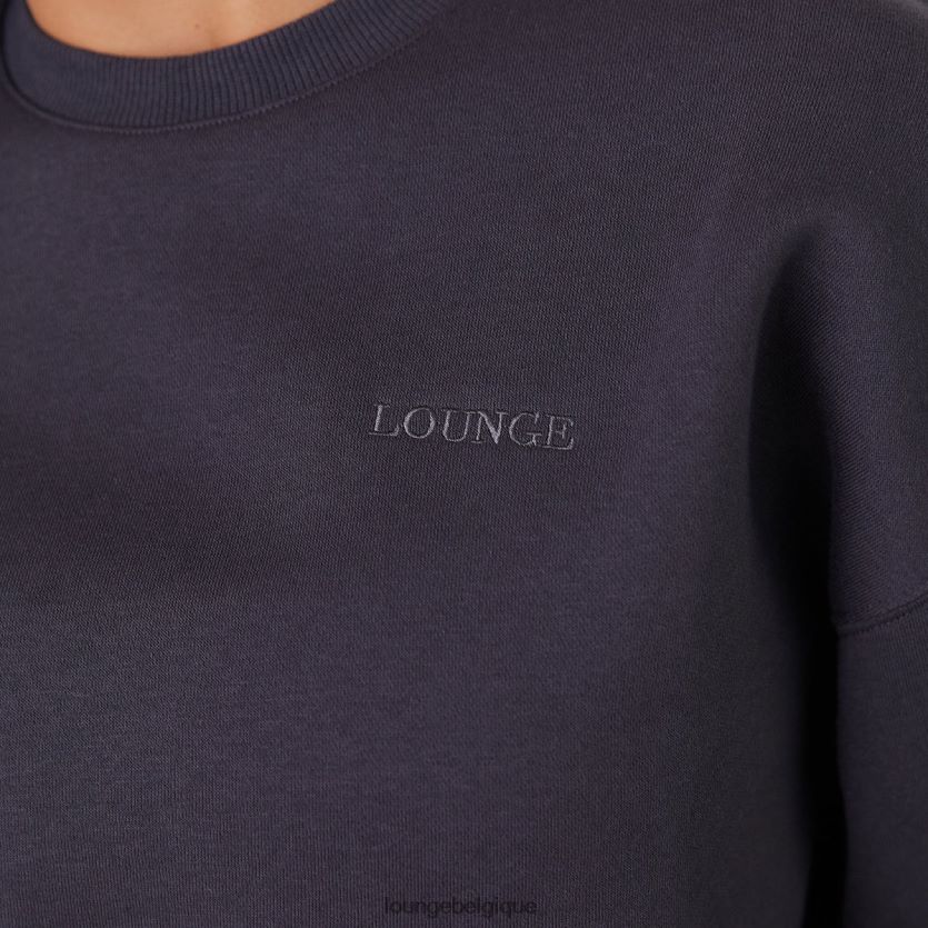 être Lounge femmes 365 pull oversize à col rond Galet Z66B8F870 vêtements