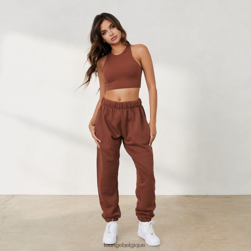 être Lounge femmes Haut dos nageur 365 seconde peau chocolat Z66B8F855 vêtements