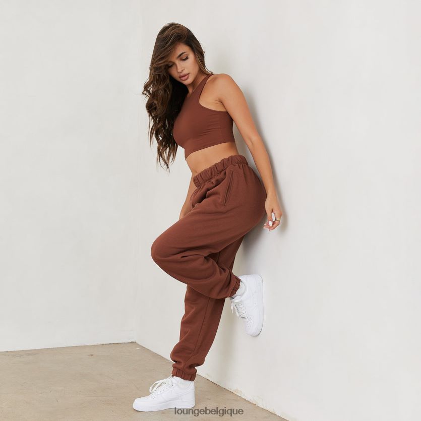 être Lounge femmes Haut dos nageur 365 seconde peau chocolat Z66B8F855 vêtements