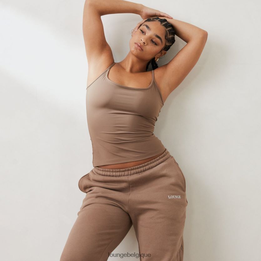 être Lounge femmes caraco essentiel café Z66B8F820 vêtements