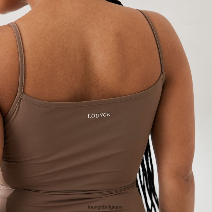 être Lounge femmes caraco essentiel café Z66B8F820 vêtements