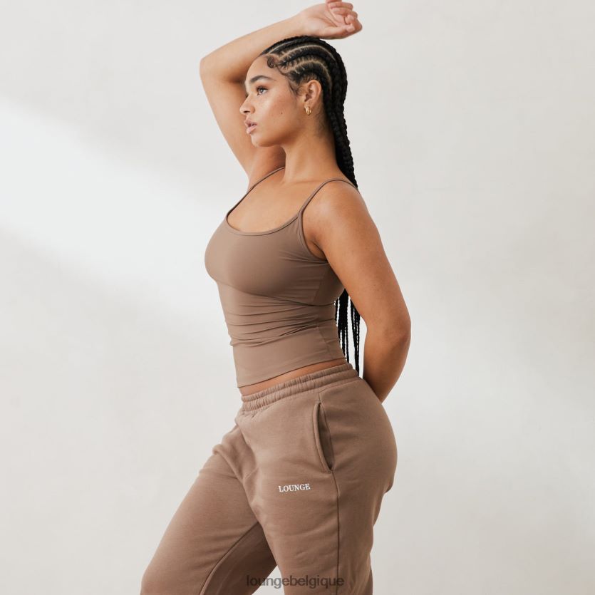 être Lounge femmes caraco essentiel café Z66B8F820 vêtements