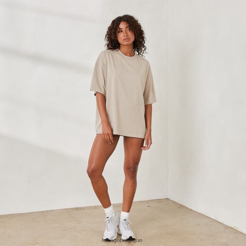 être Lounge femmes t-shirt oversize essentiel avoine Z66B8F848 vêtements