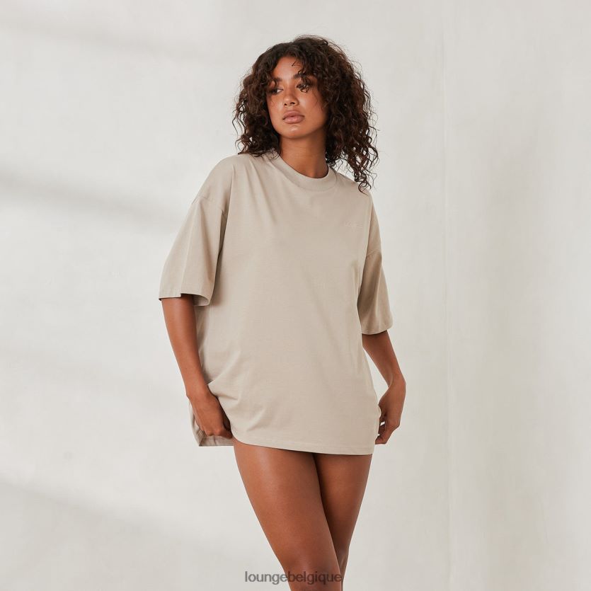 être Lounge femmes t-shirt oversize essentiel avoine Z66B8F848 vêtements