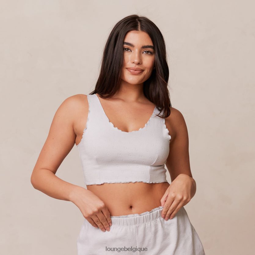 être Lounge femmes caraco de pyjama à volants gel Z66B8F922 vêtements