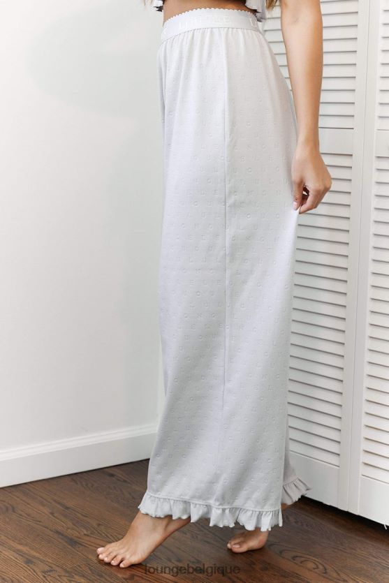 être Lounge femmes pantalon de pyjama à volants gel Z66B8F941 vêtements
