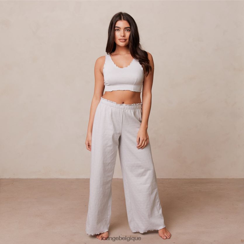 être Lounge femmes pantalon de pyjama à volants gel Z66B8F943 vêtements